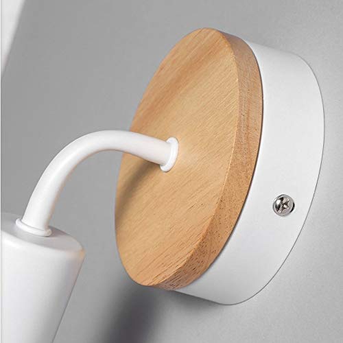 Qyyru Applique murale vintage avec interrupteur, abat-jour industriel industriel semi-cercle en métal abat-jour personnalité fer E27 mur/lampe/lumière, couloir éclairage décoratif for cuisine bar - Image 4