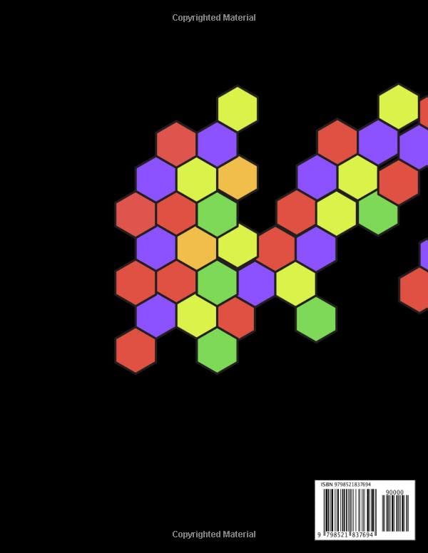 Hexagonal Graph Notebook- For Organic Chemistry & BioChemistry: Best for Drawing Organic Chemistry Structures. image 3