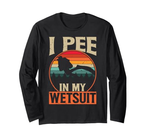 Funny Scuba Diving & Ocean Enthusiast Retro Long