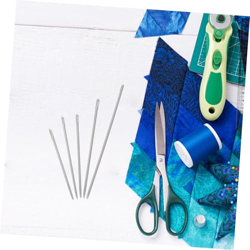 Agujas de coser de acero inoxidable PRETYZOOM que no dañan las telas finas 7
