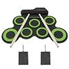 Roll Up Silikon Elektrische Drums Digital Electronic Drum Pad Kit mit Drumsticks