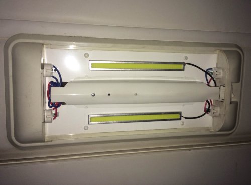 OZ-USA Fluorescent Replacement LED Light Motorhome T8 T5 12" 18" RV Travel Trailer