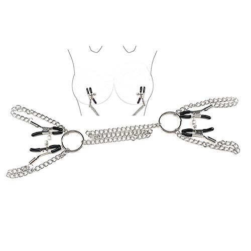 bingx Pulsera de Metal de Primera Calidad, Acero Inoxidable Clips Abrazadera Cadena Constume Regalo