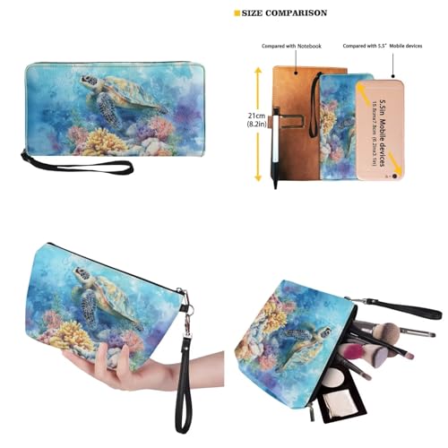 Image of Top Handle Purse for Women, Large Tote Handbag With PU Wallet Set, Gift for Mom