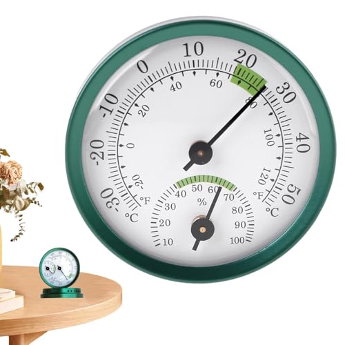 Feuchtigkeitsthermometer-Instrument – ​​mechanischer Klimamesser, kabelloses Wetterzifferblatt, dekoratives Überwachungsgerät |...