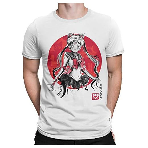Camisetas La Colmena 2048-Pretty Guardian (Dr.Monekers) (XS, Blanco)