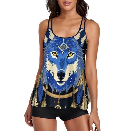 Two Piece Swimsuit for All Women, High Cut Low Back Swimming Suit Monokini