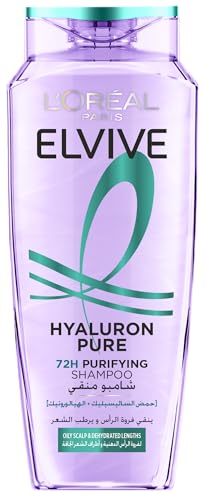 L’Oréal Paris L'OREAL Elvive Hyaluron Pure Shampoo For Oily Scalp & Dehydrated Lengths -200ml