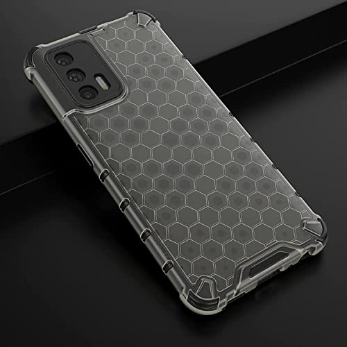 Image of Glasgow Back Case Cover Compatible with Realme X7 Max / X7 Max 5G (Stylish Design) -Black