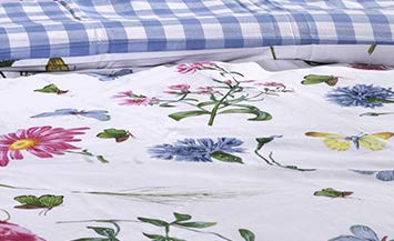 Dekbed Pure - Paard met bloemen
