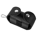 Cabilock Golfball Tragetasche, Pu, Schwarz, für Golf und Outdoor