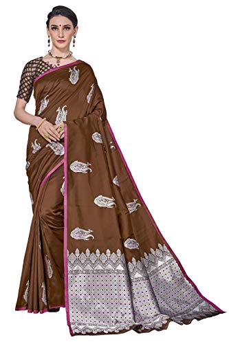Image of Glory Sarees Women's Banarasi Silk Saree with Blouse Piece (GS Kara143 Parent)