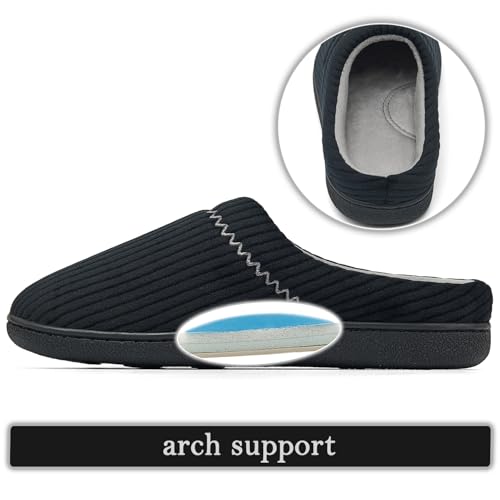 House Slippers for Women with Arch Support | Memory Foam Non-Slip, Two Tone Embroidered Soft Home Slippers, All Season Comfort4