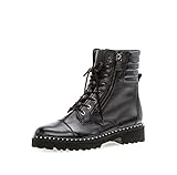 schwarze stiefeletten mit nieten Obermaterial: Glattleder / Lack, Innenmaterial: Nickifutter, Laufsohle: Leichtzellsohle, Decksohle: Einlegesohle