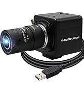 Svpro Webcam 4K 30fps con obiettivo 5-50mmzoom, videocamera USB con zoom 10X, videocamera Ultra H...
