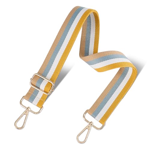 Image of chushui Woven Stripe Purse Straps,Replacement Crossbody Wide Shoulder Adjustable Strap for Bag Handbags