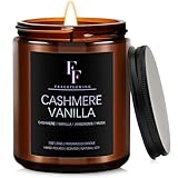Cashmere Vanilla Scented Candle for Home Soy Wax Candle, Aromatherapy Candle Gift for Women Men, 7oz