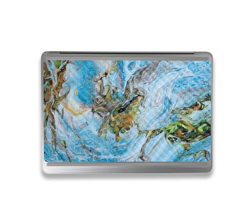 Image of MightySkins Carbon Fiber Skin Compatible With Microsoft Surface Laptop Studio 2 (2023) Full Wrap Kit - Island Swirl | Protective, Durable Textured Carbon Fiber Finish | Easy To Apply | Made in the USA