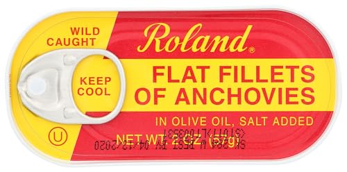 Roland Anchovies, Flat In Olive Oil, 2 oz