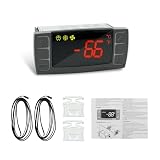 XR02CX-4N1F1 Dixell Regolatore di temperatura per frigorifero Termostato Digitale per Frigoriferi Congelatori Riscaldamento Apparecchi 120V/50-60Hz con 1 sonda NTC