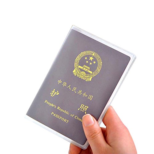 Ddu 5 piezas conveniente helado para pasaporte para tarjetas de almacenamiento de documentos para pasaporte