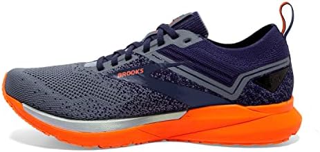 Brooks Ricochet 3 Men's Neutral Running Shoe - Navy/Grey/Scarlet - 9.5 | Image 2