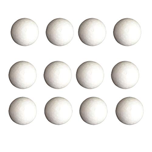 15Pcs White Foam Balls Round Spheres Solid Spheres Polystyrene Balls 8cm Arts Crafts Ornaments Wedding Decor Party Decoration Diy Stuff School Project
