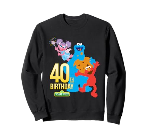 Sweatshirt Sesame Street 40th Birthday vintage pour homme et femme
