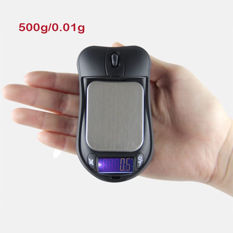 Mini balanza digital de bolsillo portátil 0.01g-500g miniatura 7