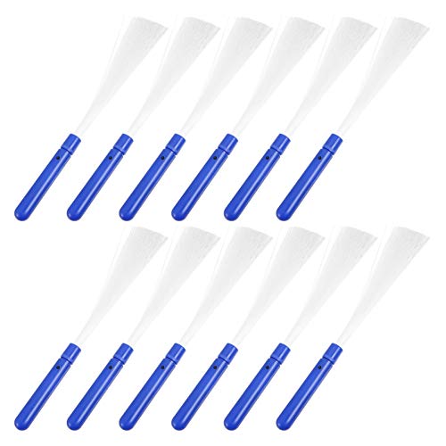 LAPYAPPE 12pcs Led Fiber Sticks for Parties Colorful Wands for Festivals Weddings Concerts and Eye-catching Props for Girls