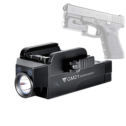 ArmorGuard Compact Tactical 510 Lumens Super Bright Led Rail Mount Flashlight Rechargable