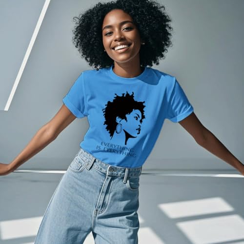 Image of Black History Shirts Black Graphic tees for Men and Women, Magic Fashion Afro American Natural Hair Vintage Melanin T-Shirts