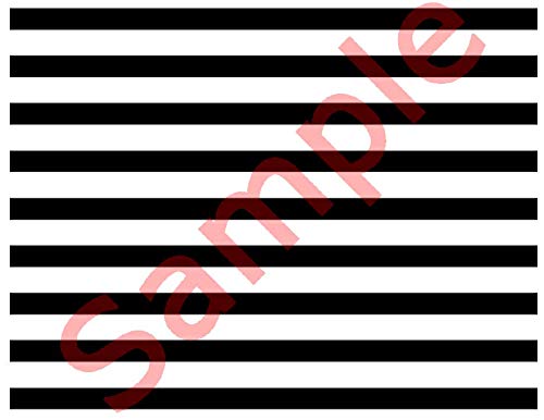 Black and White Stripes Edible Cake Wrap cake 1/4 Icing sheet