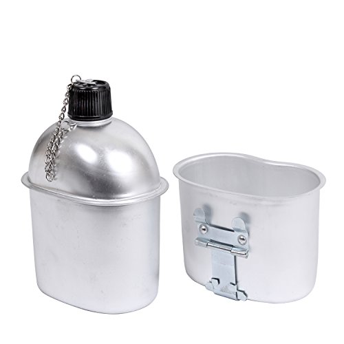 Gourde 1-qt aluminium抗震轻量防漏水壶解决户外出游带水难题 - 2