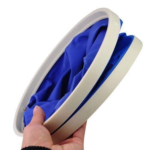 4square Useful Collapsible Waterproof Cloth Camping Bucket 10 L Folding Buckets Washing Basin Portable Water Basin Bucket Water Pot (1Pc Color as per Availability) 3