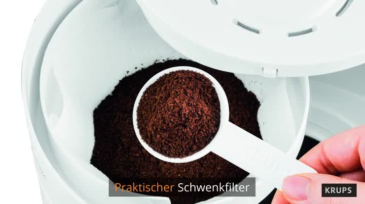 Krups F30901 Filterkaffeemaschine ProAroma | Glaskanne | Warmhaltefunktion | Automatische Abschaltung | 10 Tassen | 1… – Bild 8