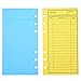 New!! 12 Pcs Budget Envelopes for 6-Ring Budget Binder, Cardstock A6 Size 6 Holes Cash Envelope System for Money Saving, Assorted Colors, Vertical Layout & Holepunched