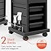 TASALON Salon Trolley - Space Saving Rolling Cart for Extra Storage - 6-Tray Multipurpose Salon Cart - Tattoo Tray