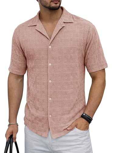 Image of Noble Monk Men's Solid Casual Shirt | Half Sleeve | Regular Fit | Polo Shirt for Men