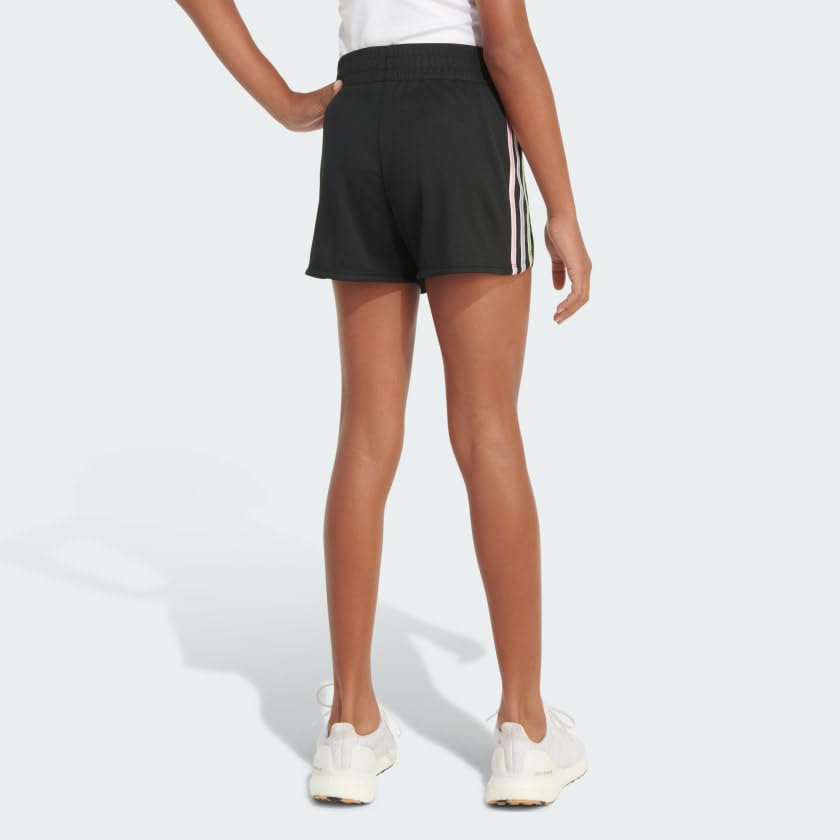 adidas Girls' 3 Stripe Pacer Mesh Short2