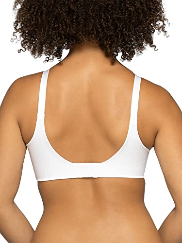 Vanity Fair Women's Full Coverage Beauty Back Smoothing Bra (34B-42D), Wirefree-White, 34Dd #TOP3
