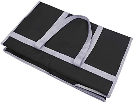 80L Food Delivery Bag, Insulated Delivery Bags for Hot Frozon Food, Large Thermal Cool Box Cooler Bag For Pizza, Sandwich, Uber Eats, Takeaway, Picnic Delivery, Reusable Grocery Shopping Bag (Black)