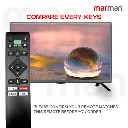 Image of marman Compatible with Panasonic TV Remote Control Original with Voice Command and Bluetooth Assistant Suitable for smart andriod HD UHD 4k LED Televison - Pairing Must !