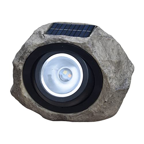 BESPORTBLE 1 Pieza Lámpara de piedra solar iluminacion jardin solar garden lights solar powered luces solares de jardín al aire libre luces solares al aire libre lámpara de piedra simulada :