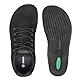 SAGUARO Barfußschuhe Luck Ⅰ- Knit Barfußschuhe Herren Damen - Barfussschuhe mit Weit Zehenbox - Weich Outdoor Fitnessschuhe - Bequem Atmungsaktive rutschfest DuckStride Schwarz,Gr.45