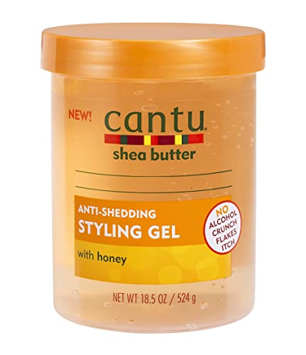 "Manteca de karité Cantu de máxima retención antidesprendimiento con gel de peinado miel 18.5oz, 1pack" Cover