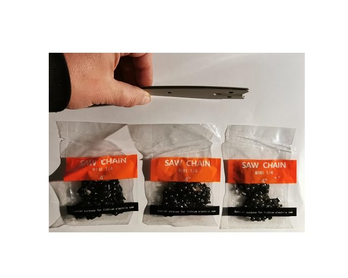 Catena da 8 Pollici Ricambio Motosega Elettrica a Batteria in Acciaio