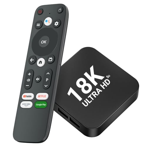 Image of Android TV Box 8GB RAM+128 GB ROM Built-in Chromecast Dolby Music Support Android Version 13 Smart OTT Television Box (Black, HDMI Working, Support Up to 1080P)