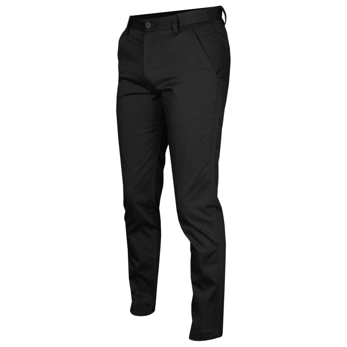 Calvin Klein Mens Campus Chino Wicking Stretch Trousers - Black - 40L