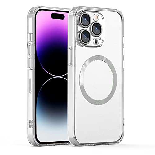 Coque aimantee iPhone 14 Plus anti jaunissement et anti chute blanche